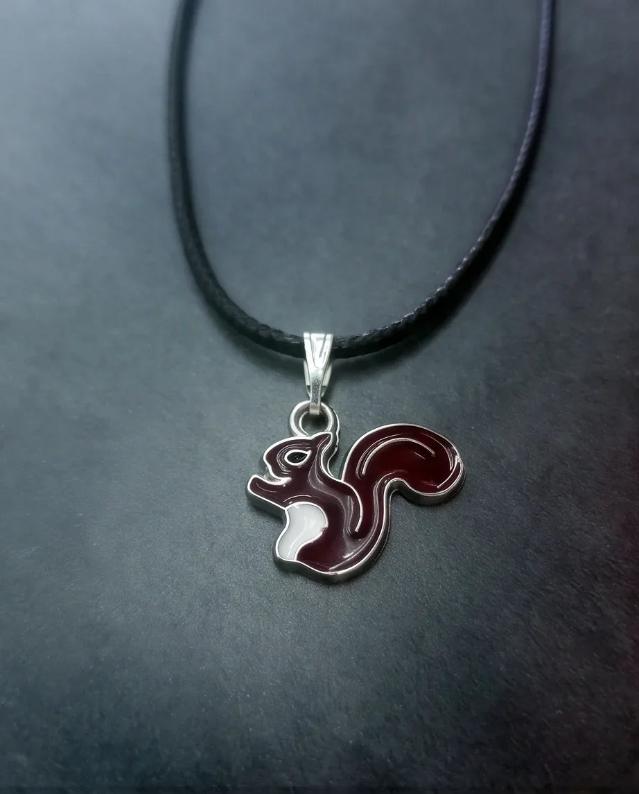 The Walnut Squirrel Pendant