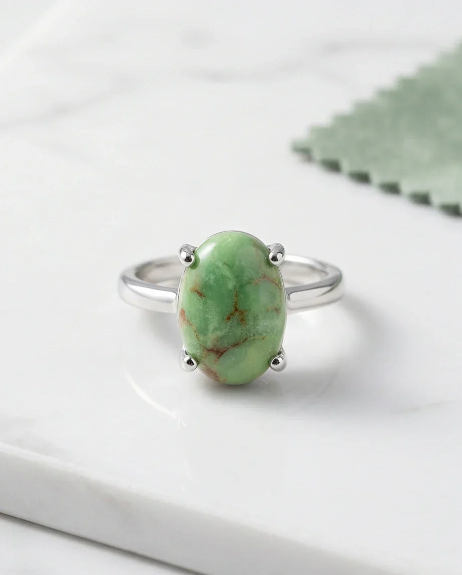 Serene Mint Turquoise Statement Ring