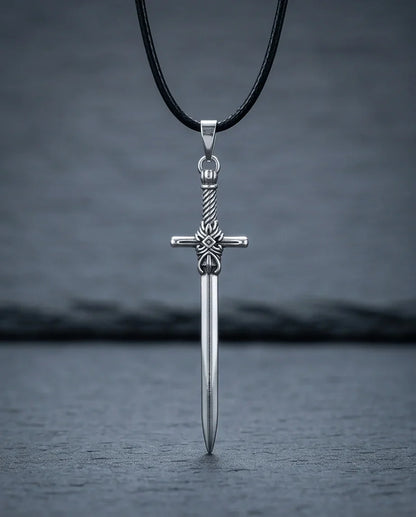 The Excalibur Medieval Sword Necklace