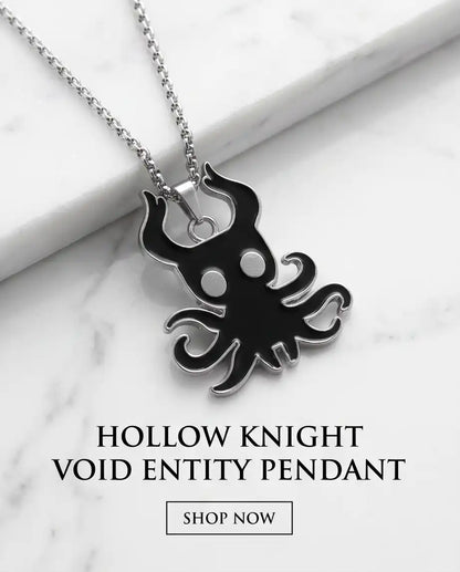 Hollow Knight Void Shade Enamel Pendant Box Chain