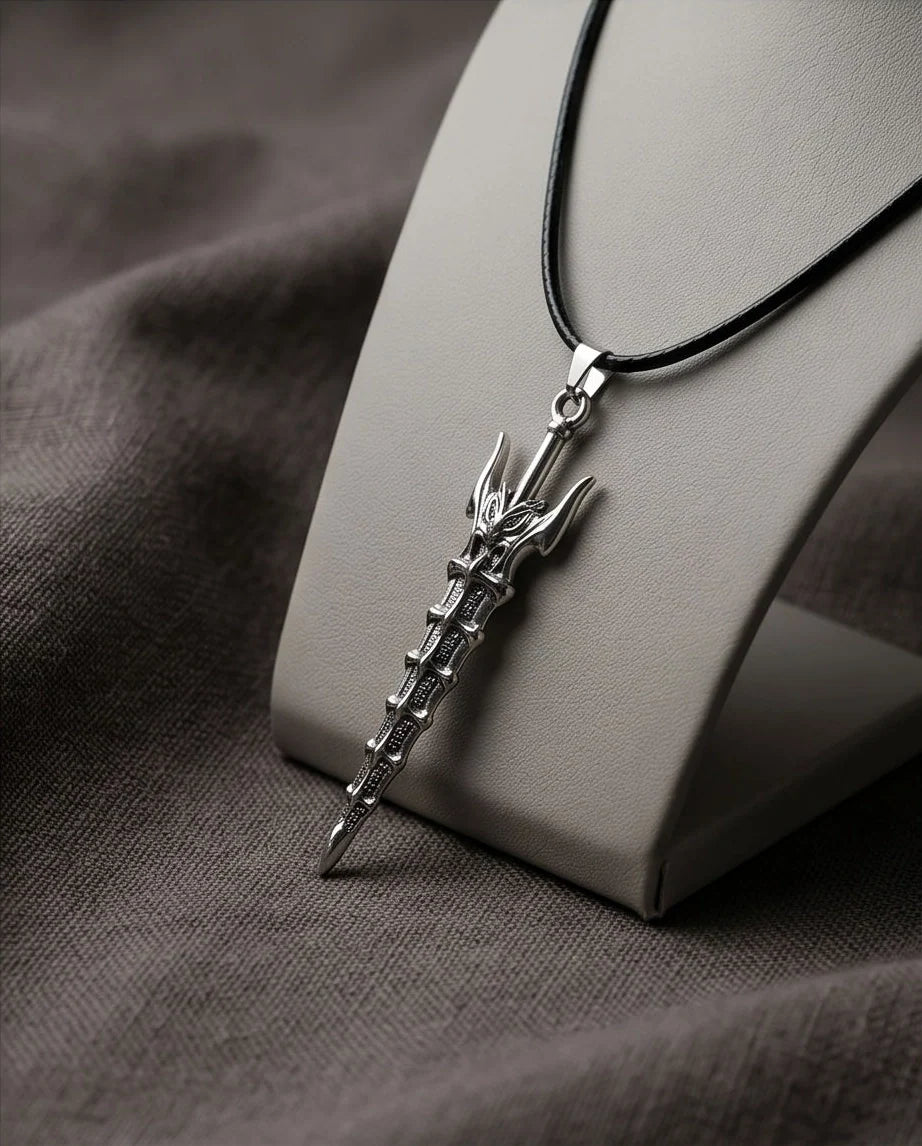 Gothic Dragon Spire Necklace
