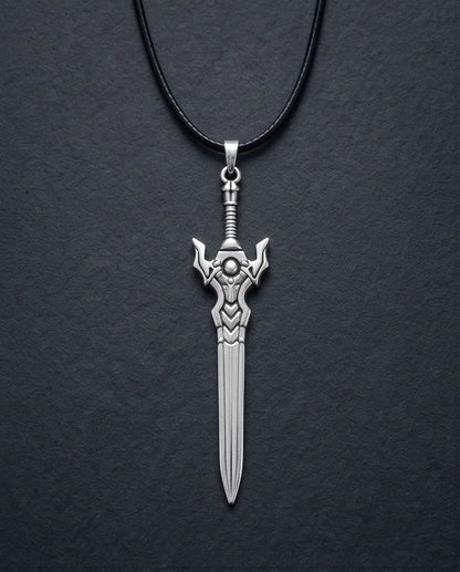 Fantasy Broadsword Pendant Necklace