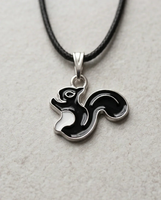 The Midnight Squirrel Pendant