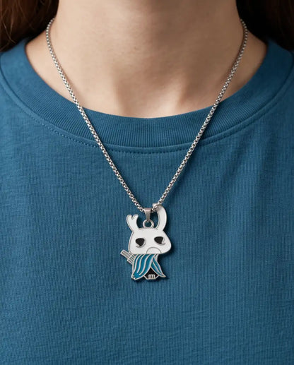 Hollow Knight Quirrel Enamel Pendant Box Chain