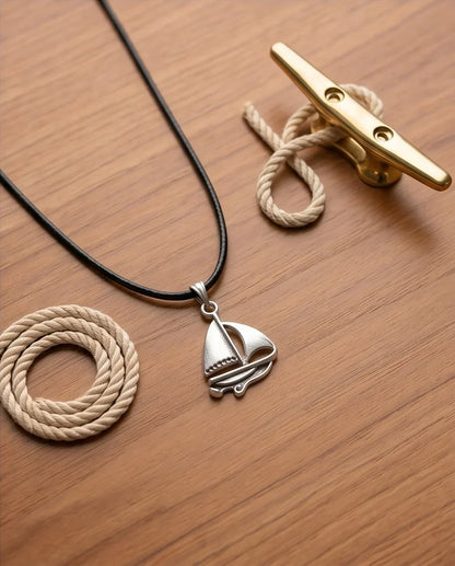 The Mariner Sailboat Pendant Necklace