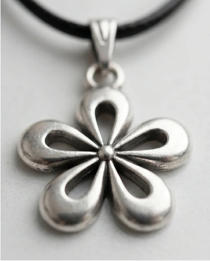 The Sakura Blossom Silver Pendant