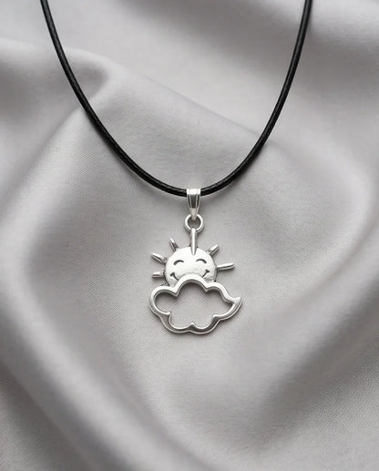 The Happy Sol Sun & Cloud Necklace