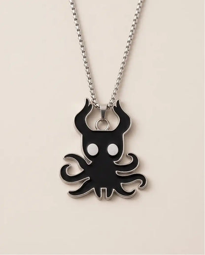 Hollow Knight Void Shade Enamel Pendant Box Chain