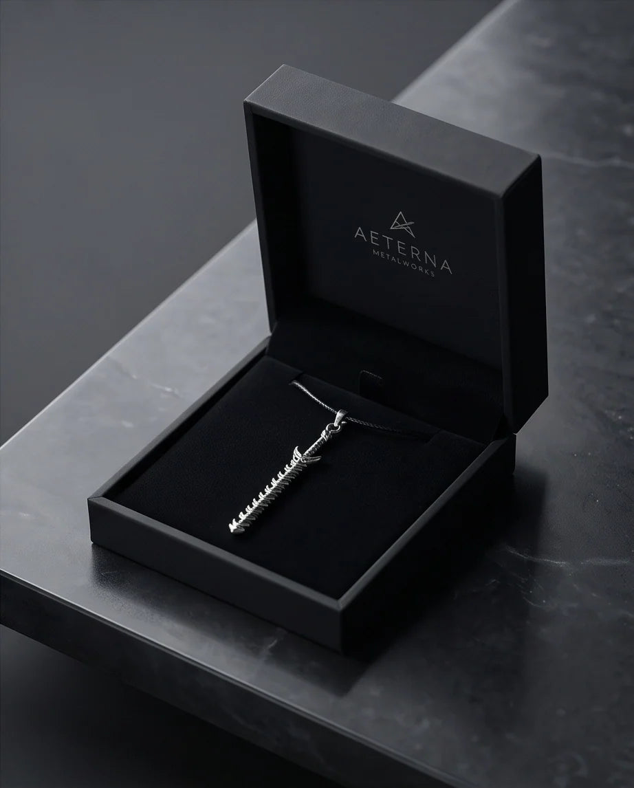Dragon Spine Sword Pendant Necklace