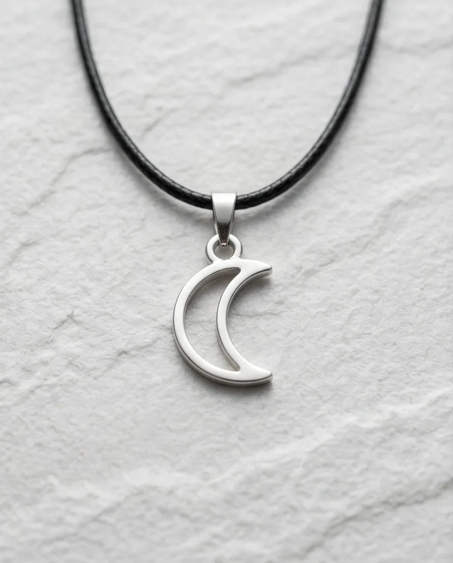The Luna Minimalist Crescent Moon Necklace