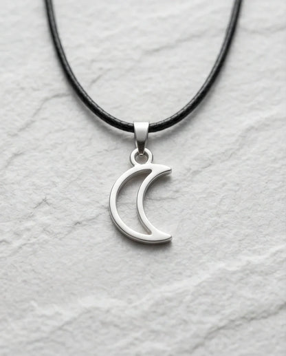 The Luna Minimalist Crescent Moon Necklace
