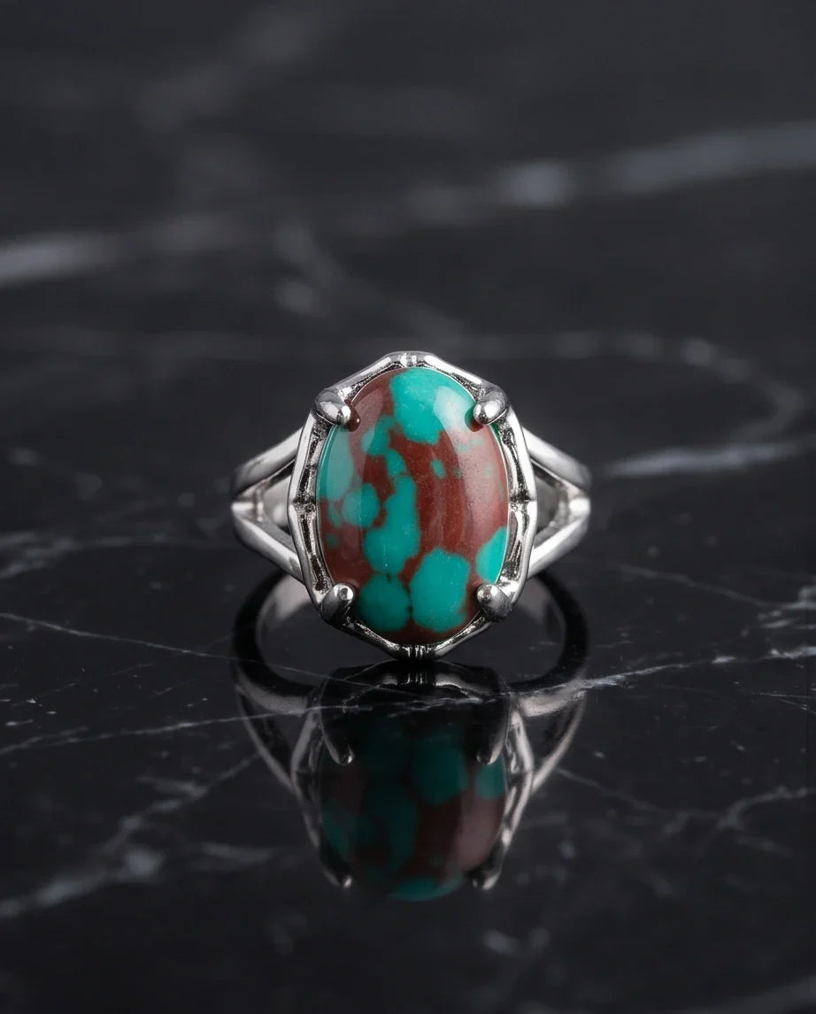 Ocean Matrix Turquoise Statement Ring