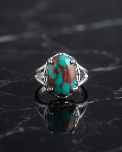 Ocean Matrix Turquoise Statement Ring