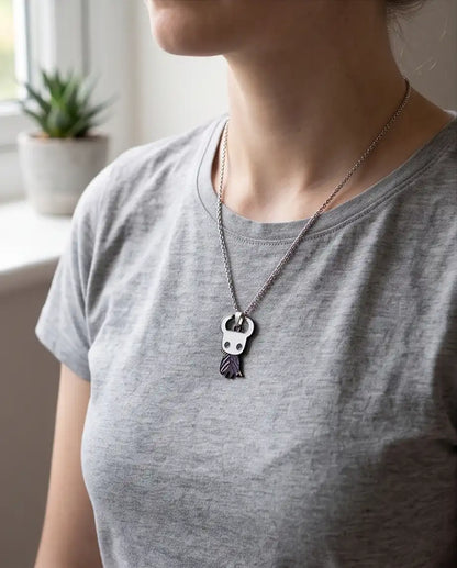 Hollow Knight Enamel Game Pendant Box Chain