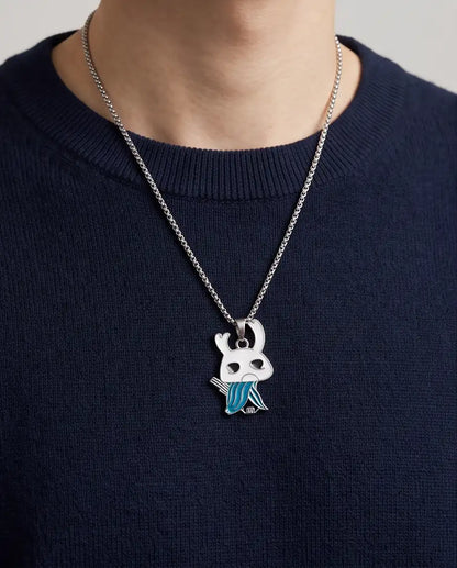 Hollow Knight Quirrel Enamel Pendant Box Chain