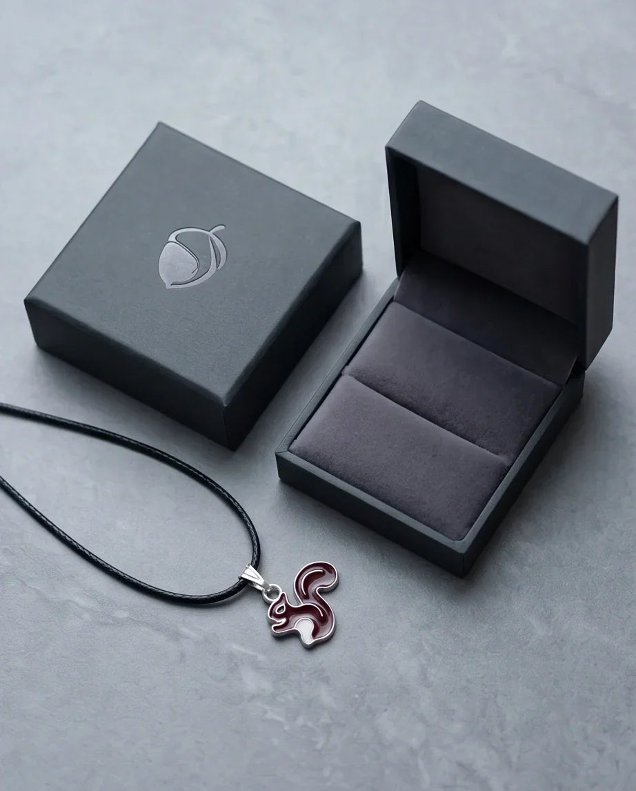 The Walnut Squirrel Pendant