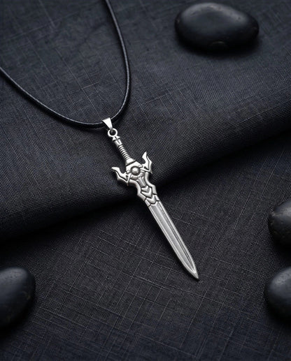 Fantasy Broadsword Pendant Necklace