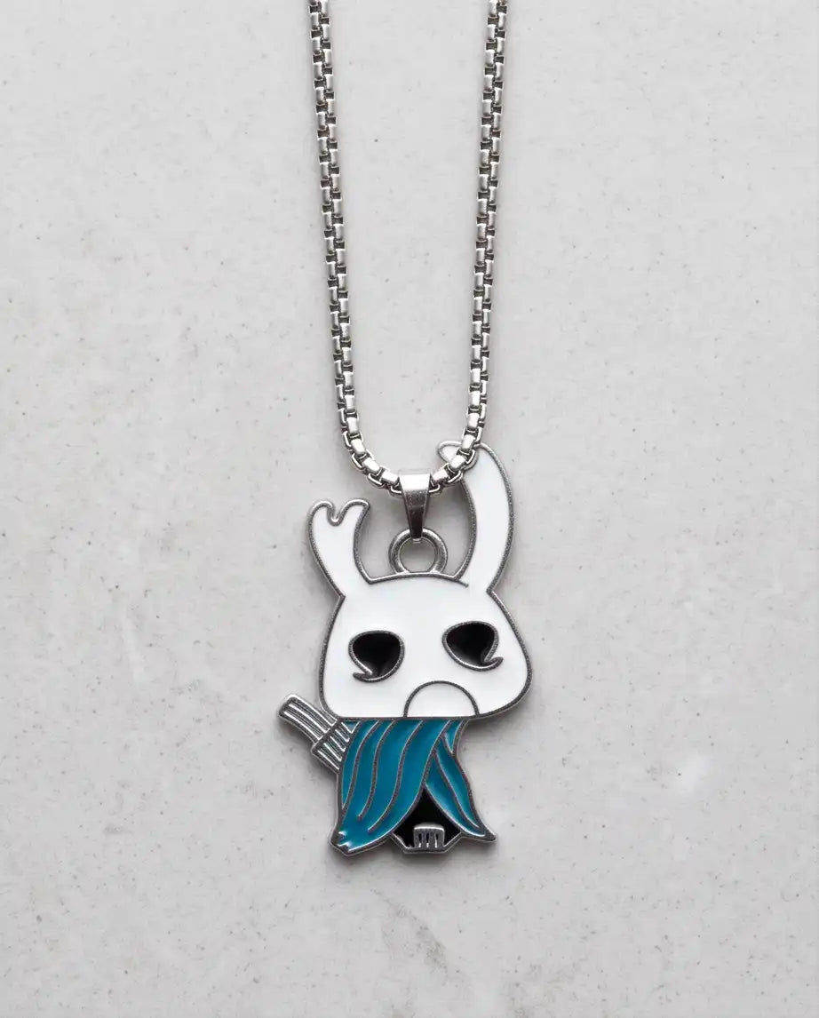 Hollow Knight Quirrel Enamel Pendant Box Chain