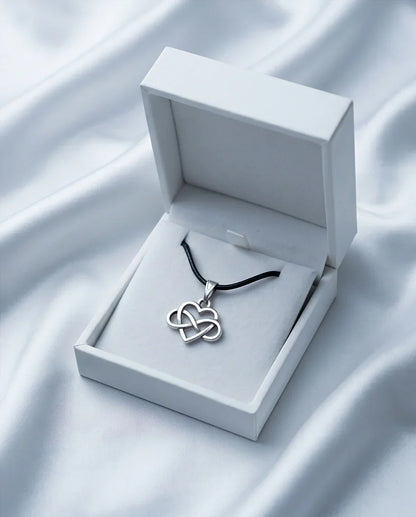 Silver Infinity Heart Necklace