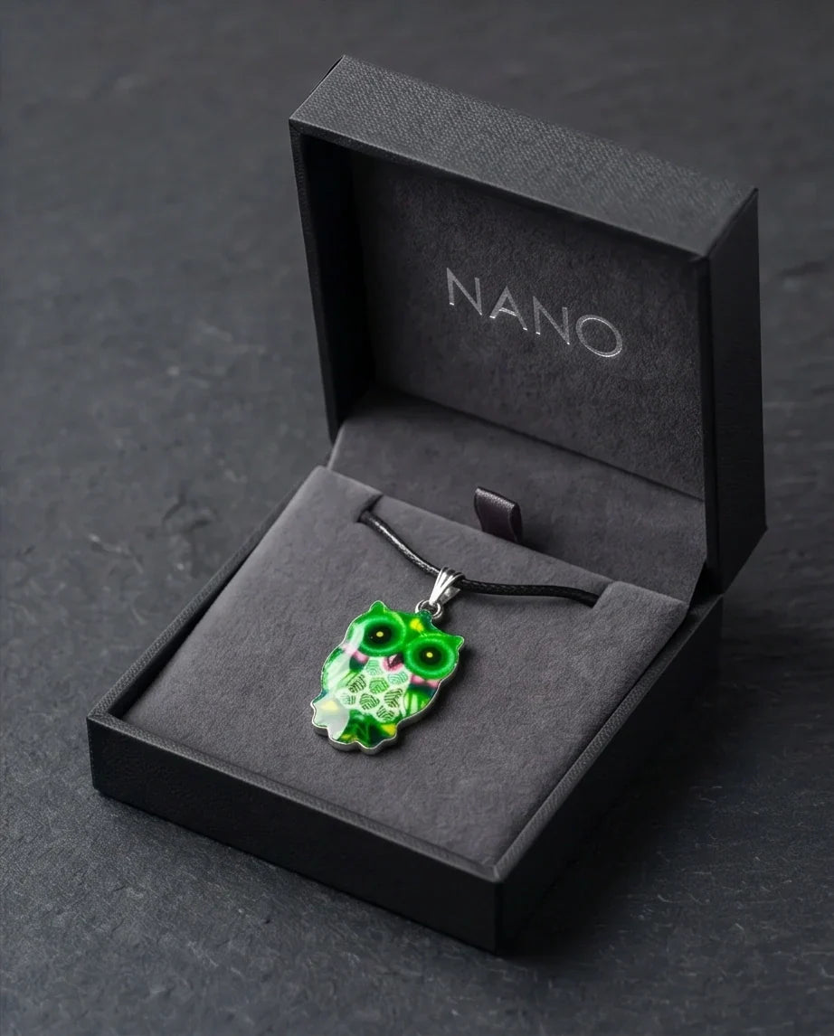 The Emerald Owl Pendant