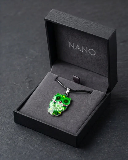 The Emerald Owl Pendant