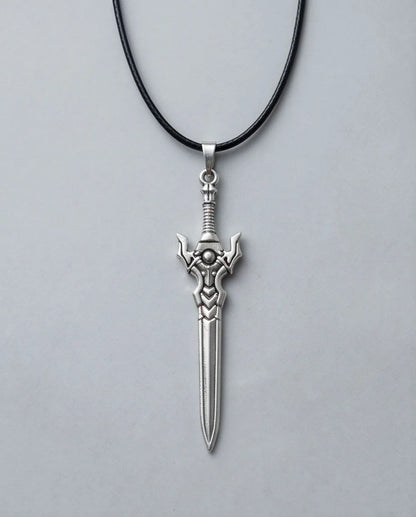 Fantasy Broadsword Pendant Necklace
