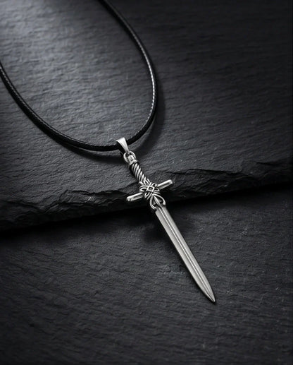The Excalibur Medieval Sword Necklace