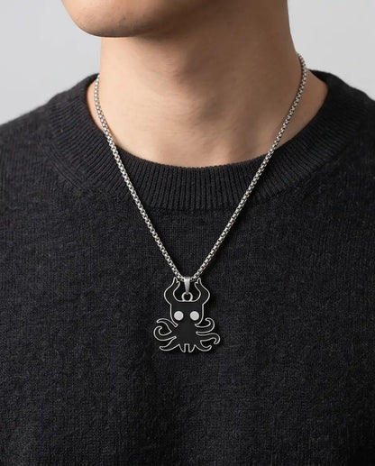 Hollow Knight Void Shade Enamel Pendant Box Chain