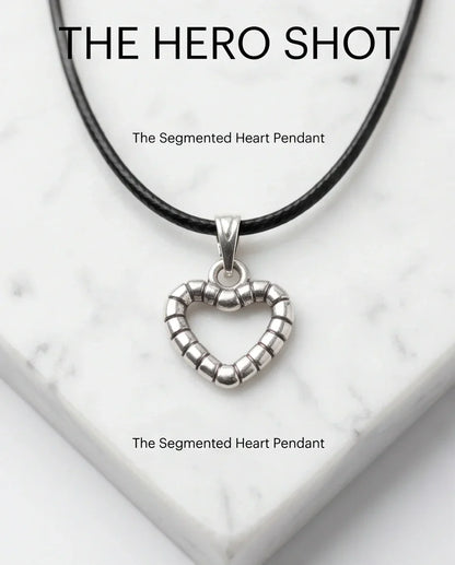 The Eternal Bond Hollow Heart Necklace