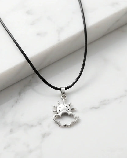 The Happy Sol Sun & Cloud Necklace