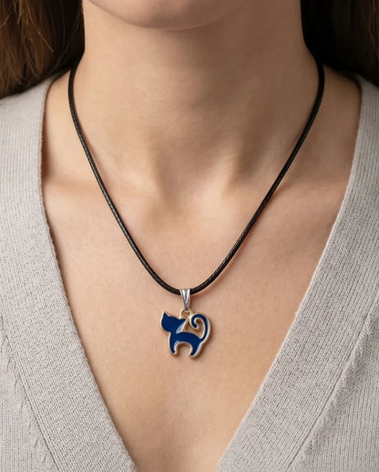Midnight Mystique Cat Pendant
