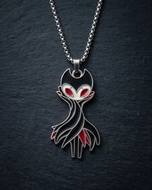 Hollow Knight Grimm Troupe Enamel Pendant Box Chain