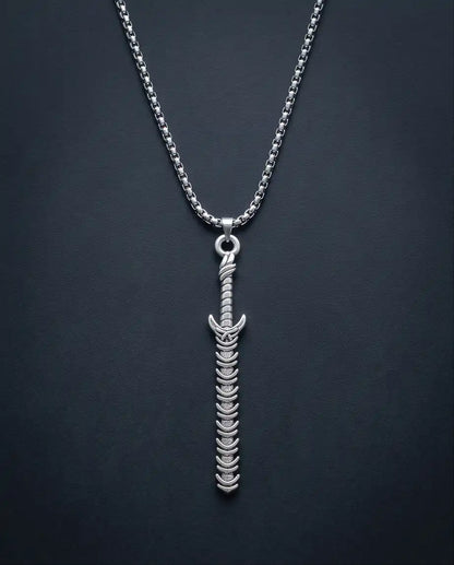 Dragon Spine Sword Pendant Necklace