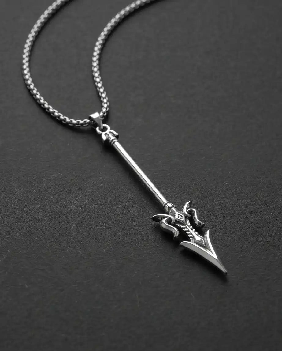 Gothic Rune Sword Dagger Pendant