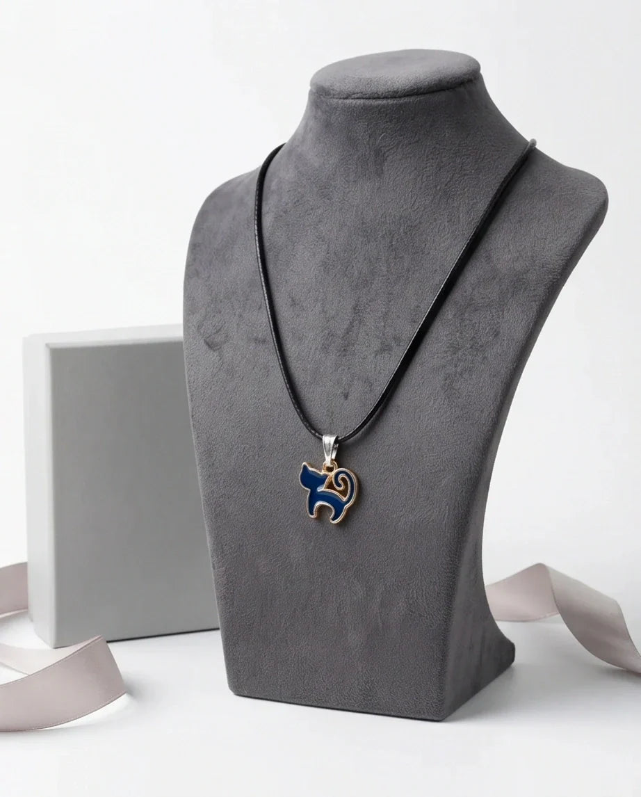 Midnight Mystique Cat Pendant