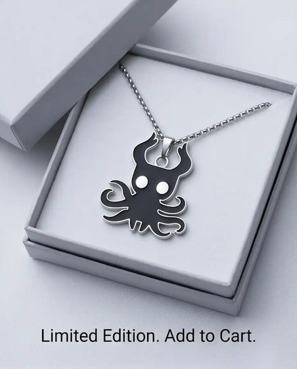 Hollow Knight Void Shade Enamel Pendant Box Chain