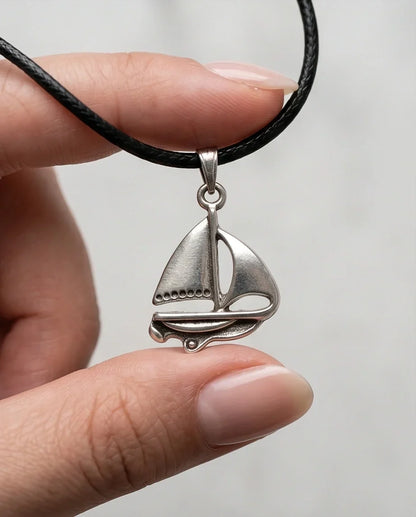 The Mariner Sailboat Pendant Necklace
