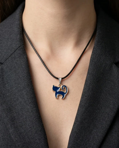 Midnight Mystique Cat Pendant
