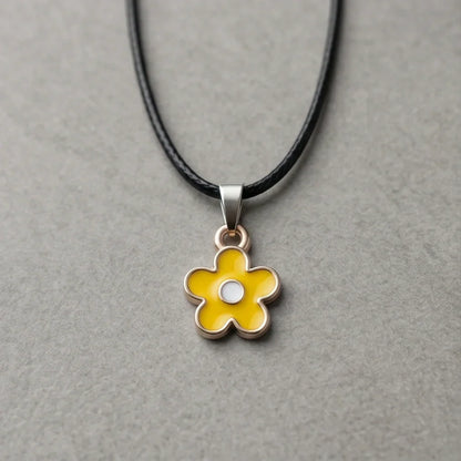 Sunflower Petal Blossom Choker