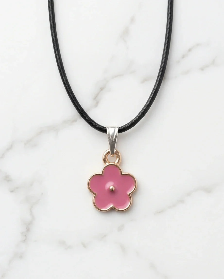 Soft Pink Blossom Pendant