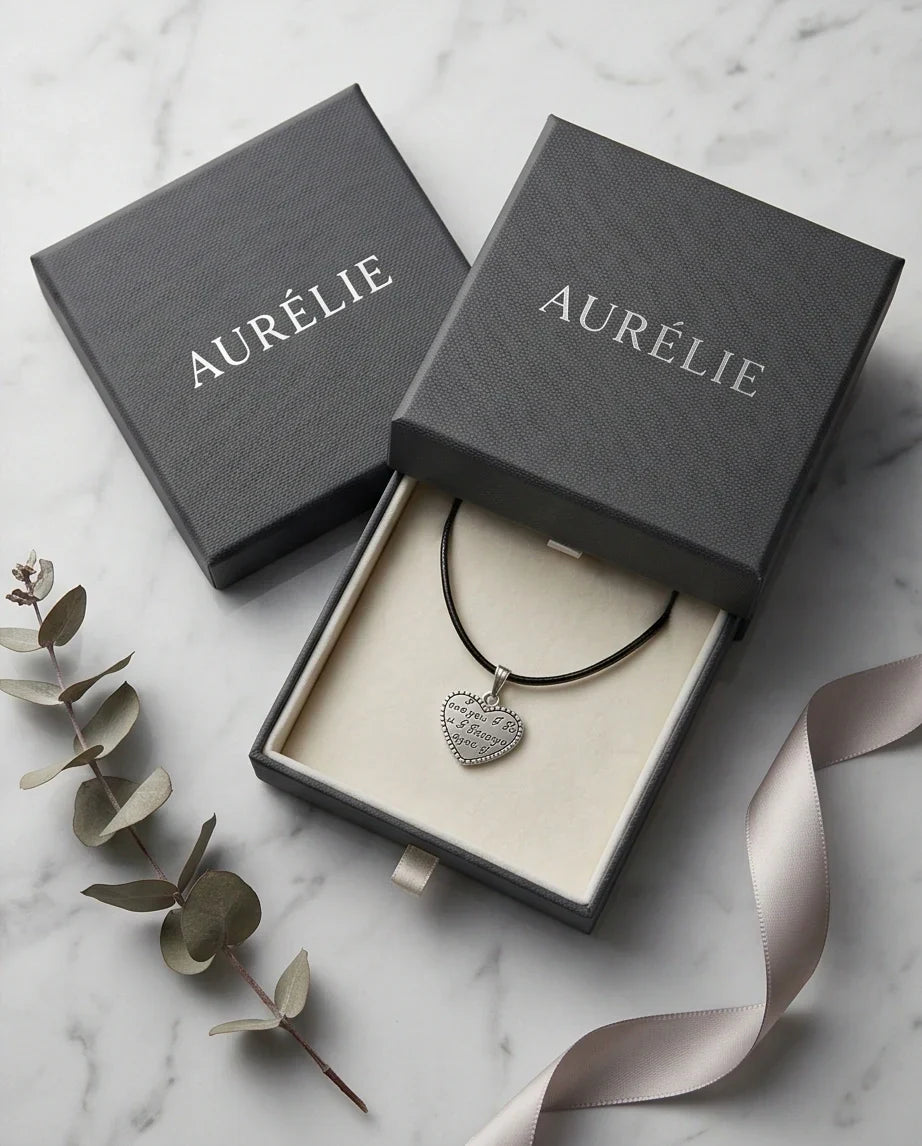 The Sweet Confession: Engraved Heart "I Love You" Pendant Necklace