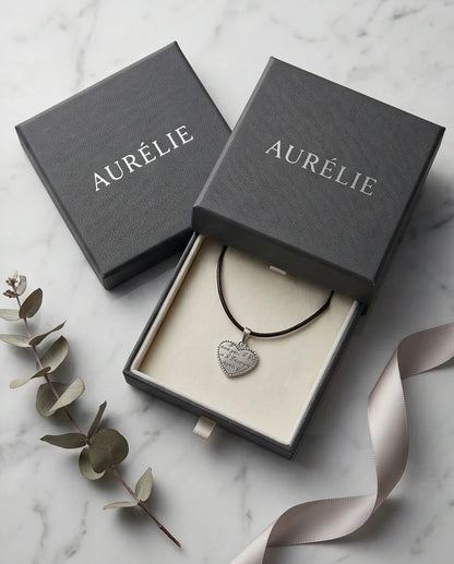 The Sweet Confession: Engraved Heart "I Love You" Pendant Necklace