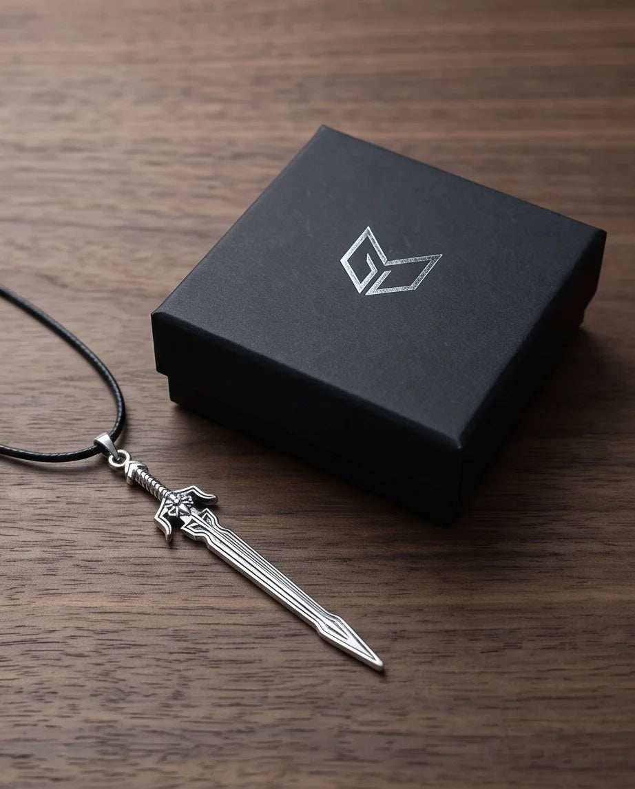 Silver Mythic Broadsword Pendant
