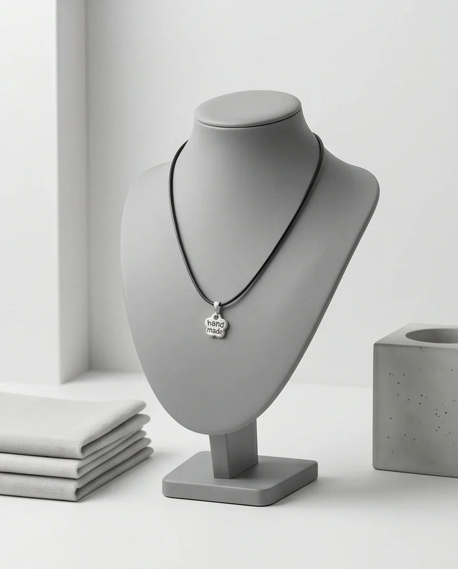 Silver Engraved Handmade Blossom Necklace