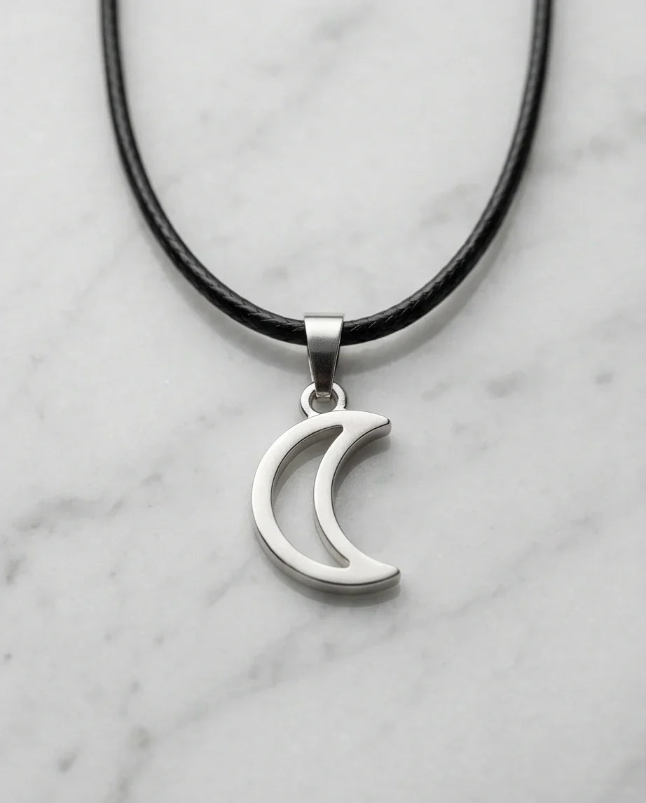 The Luna Minimalist Crescent Moon Necklace