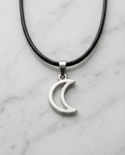 The Luna Minimalist Crescent Moon Necklace