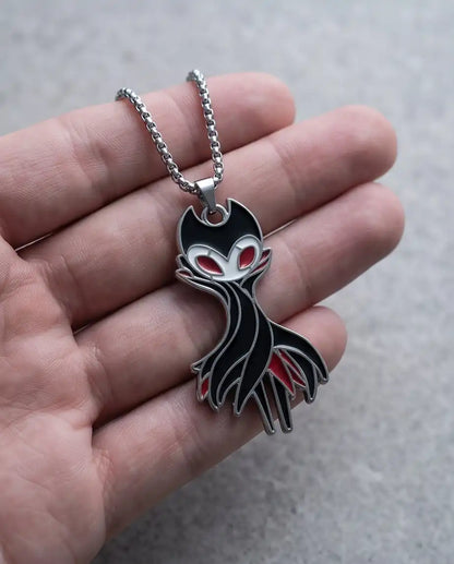 Hollow Knight Grimm Troupe Enamel Pendant Box Chain