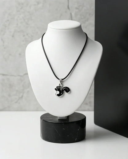 The Midnight Squirrel Pendant