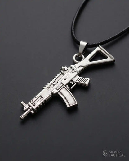Tactical Carbine Rifle Weapon Pendant Box Chain