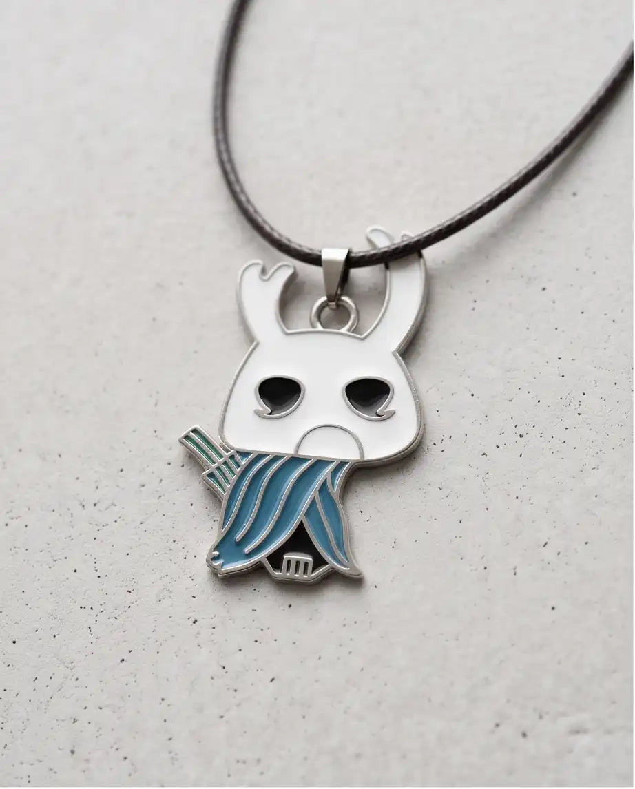 Hollow Knight Quirrel Enamel Pendant Box Chain